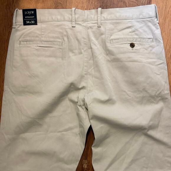 NWT J.Crew Straight Fit Flex Chino Pant In Stone Size 34x30 - Picture 8 of 8